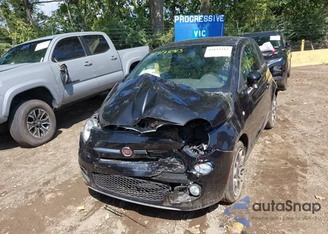 2012 Fiat 500 Sport z USA, uszkodzony, nr VIN 3C3CFFBR2CT386135